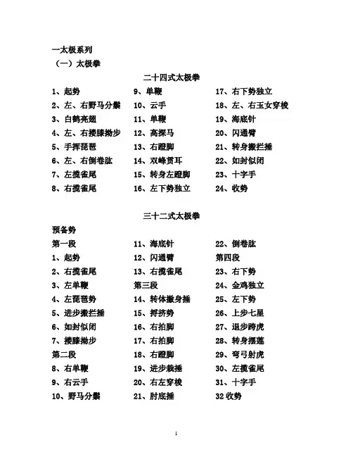 拳剑扇谱