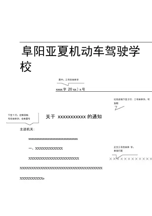 红头文件通知模板(2)