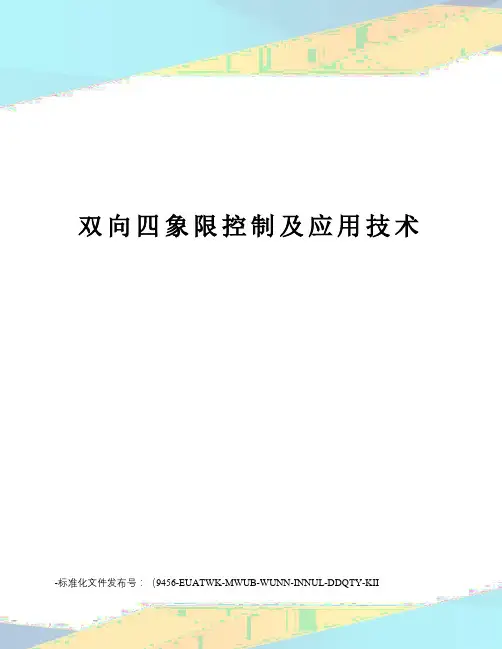 双向四象限控制及应用技术