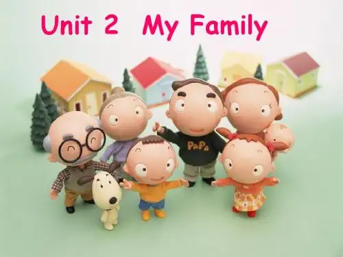 朗文少儿英语入门级_1A_lesson_2_My_Family课件