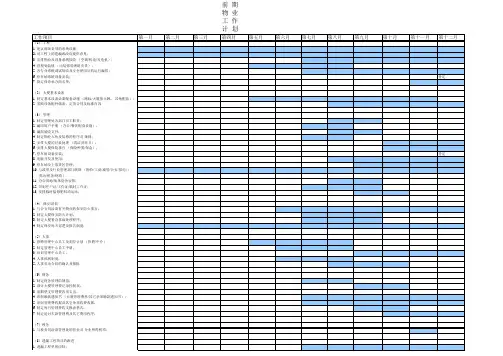前期物业工作计划