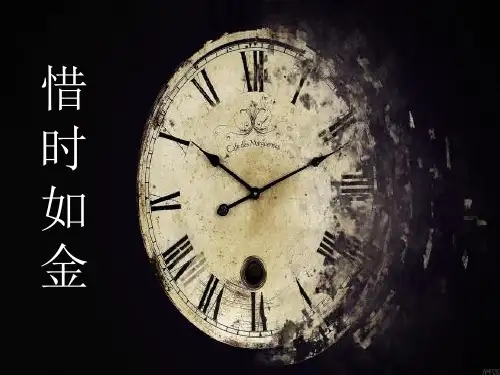 主题班会班会 惜时如金