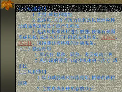 风沙地貌与黄土地貌