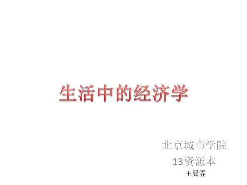 生活中的经济学