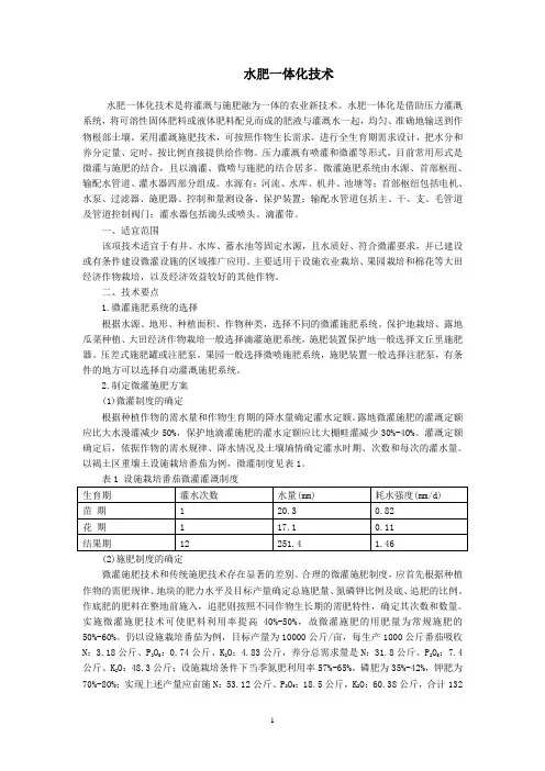 水肥一体化技术 2