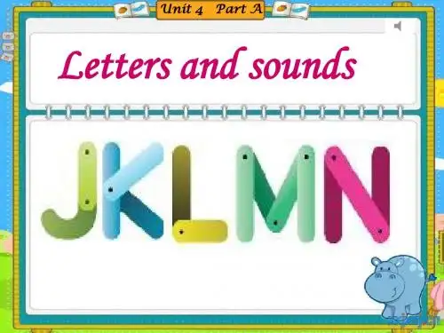 三上Unit 4 Part A Letters and sounds