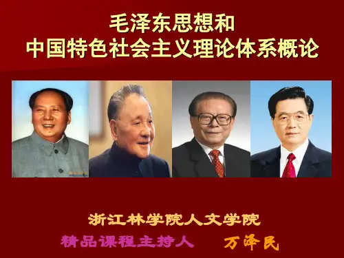 毛概第9章建设中国特色社会主义政治