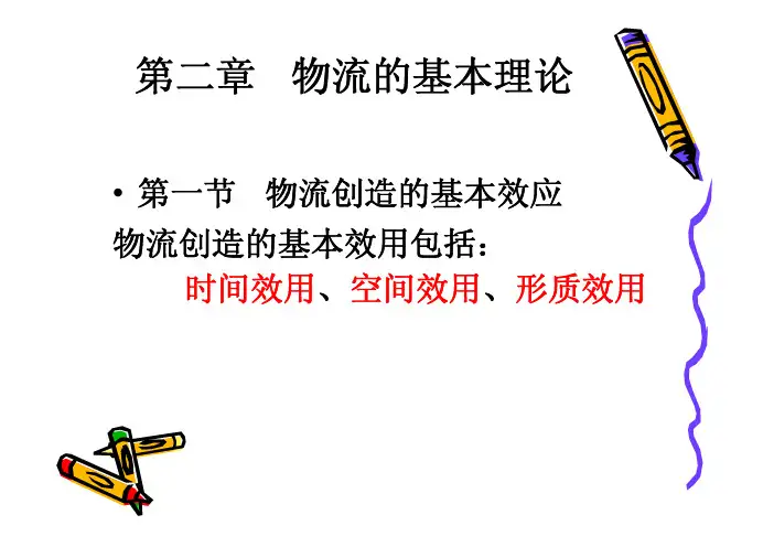 现代物流管理基础 第二章 物流的基本理论