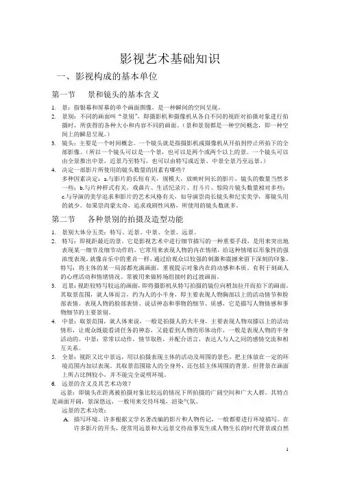 影视基础知识 2