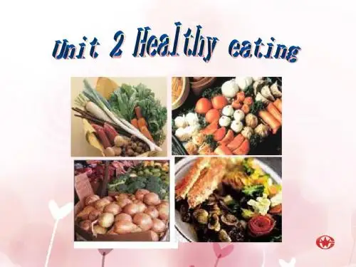 必修三 Unit 2 Healthy eating3.12