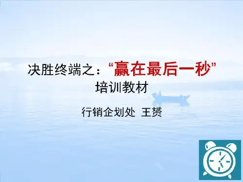【广告策划-PPT】旺旺赢在终端及生动化布置