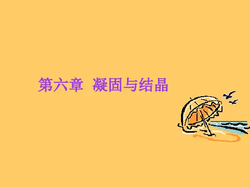 第六章凝固与结晶