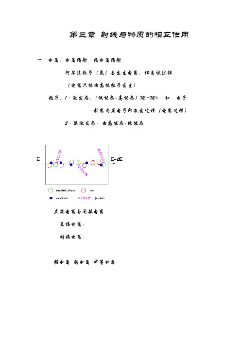 第三章 射线与物质的相互作用