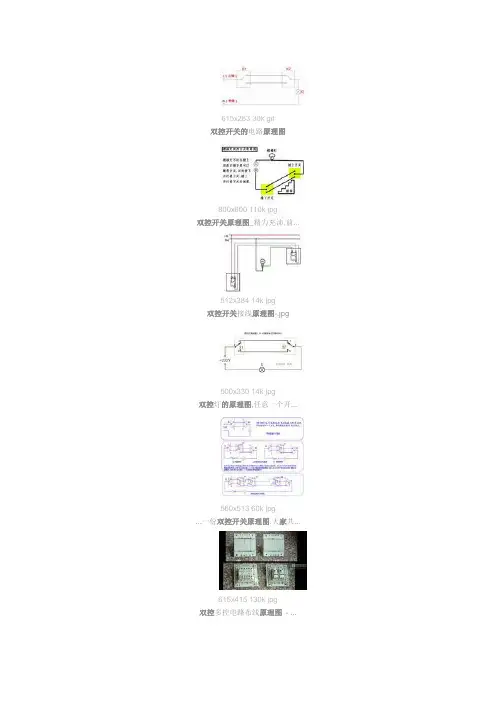 双控开关电路图