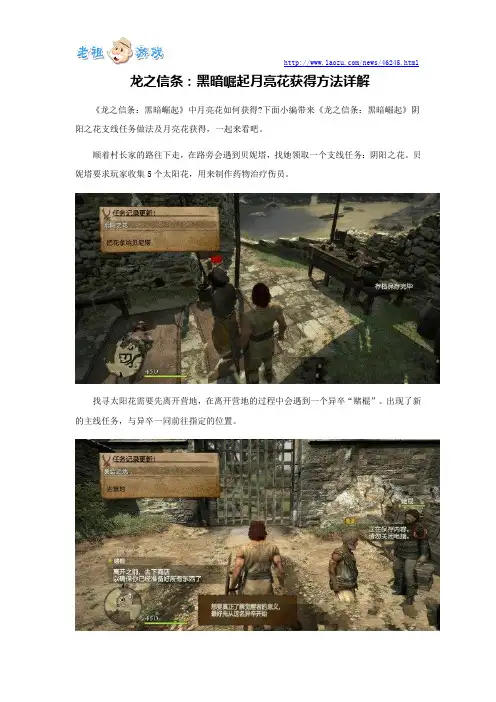 龙之信条：黑暗崛起贤者雕像任务怎么完成