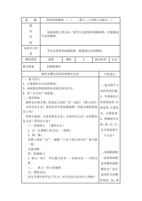 简单的线路图 