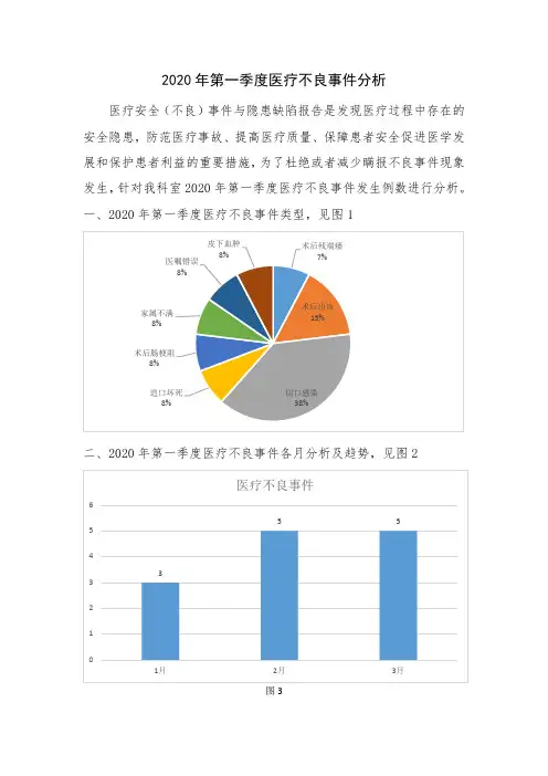 2020年医疗不良事件第一季度