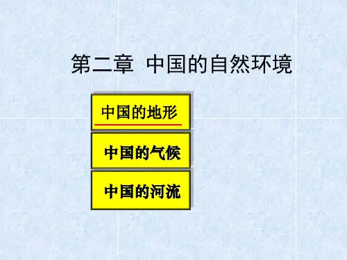 中国的自然环境课件