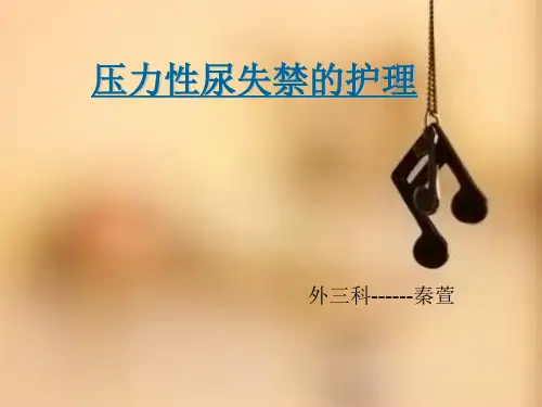 压力性尿失禁护理 PPT课件
