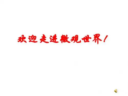 课题1分子和原子(上课用)