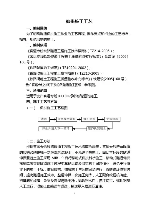 仰拱施工工艺