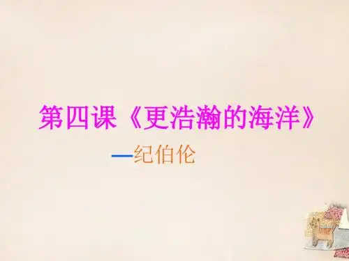 《更浩瀚的海洋》ppt四清课件