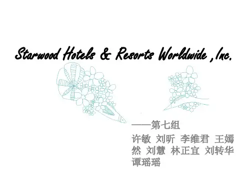 starwood hotels& resorts worldwide,inc