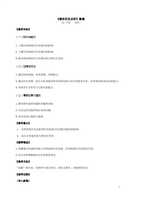 城市区位