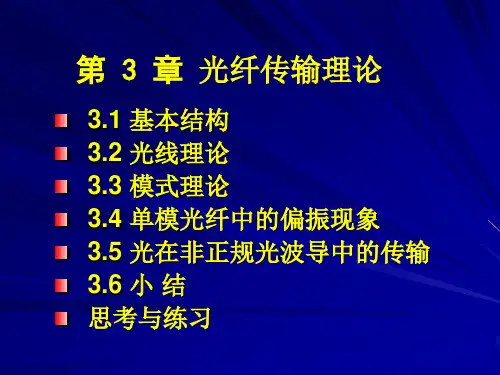 第三章 光纤传输理论