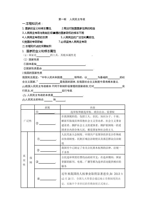 人民民主专政