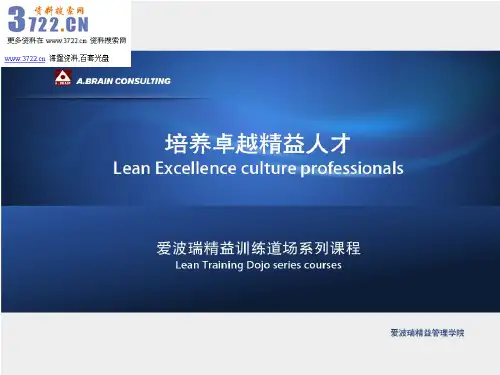 爱波瑞精益班组管理实战(ppt 37)