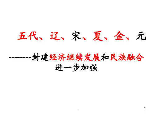 通史复习：宋元PPT课件