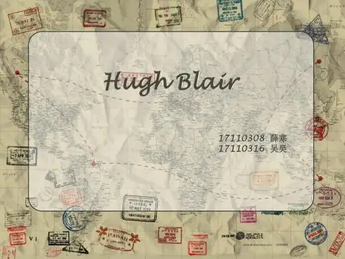 Hugh Blair introduction