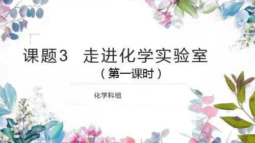 《走进化学实验室》PPT人教版教材2