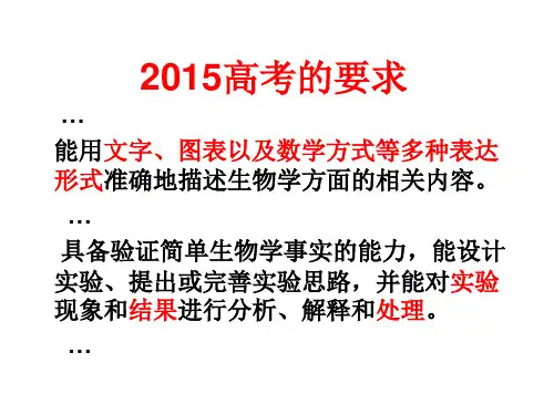 实验结果的预测及呈现
