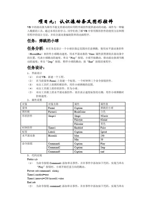 vb资料
