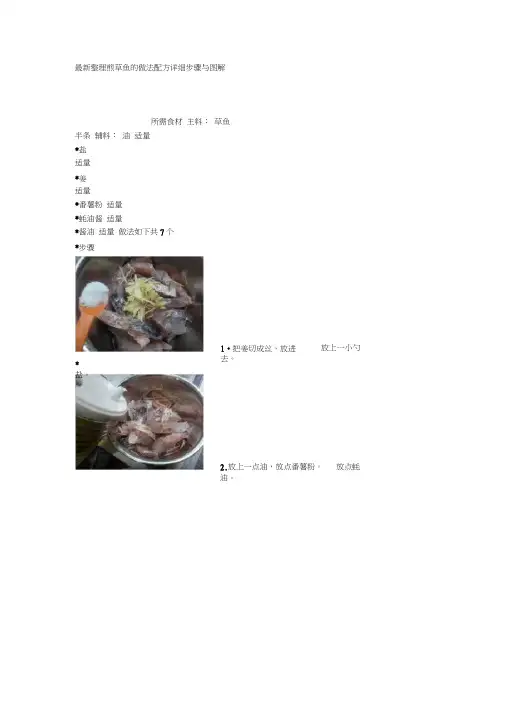 整理煎草鱼的做法配方详细步骤与图解.docx(20210201054437)