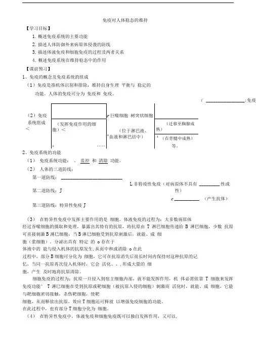 免疫调节(必修).doc