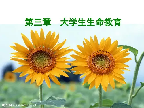 第三章 大学生生命教育