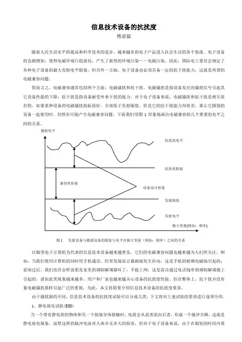 信息技术设备的抗扰度