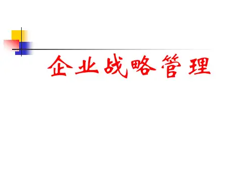 企业战略管理5
