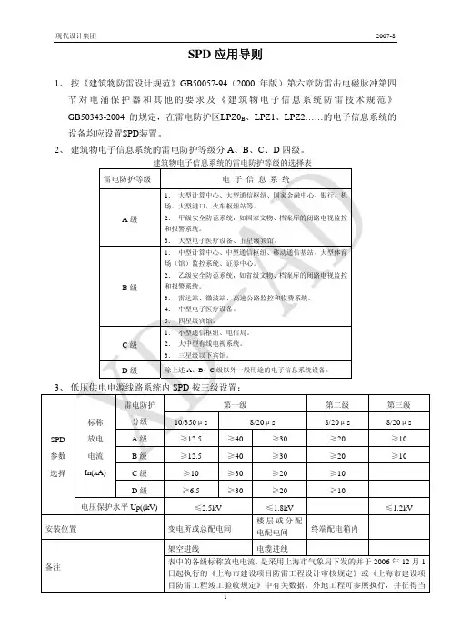 SPD应用导则-