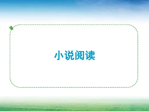中考总复习题型小说阅读