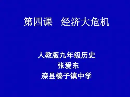 经济大危机课件