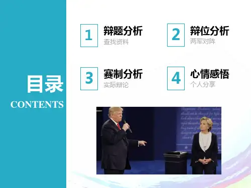 辩论辩论技巧辩手培训