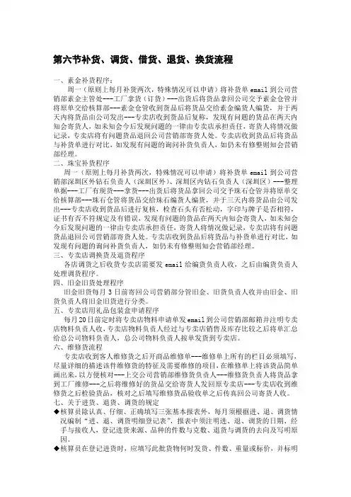 第六节补货