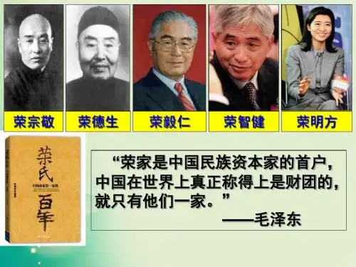 2018-2019学年人教版必修2 第10课 中国民族资本主义的曲折发展 课件(共36张)
