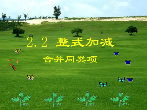 华东师大版七年级上册数学：合并同类项(公开课课件)