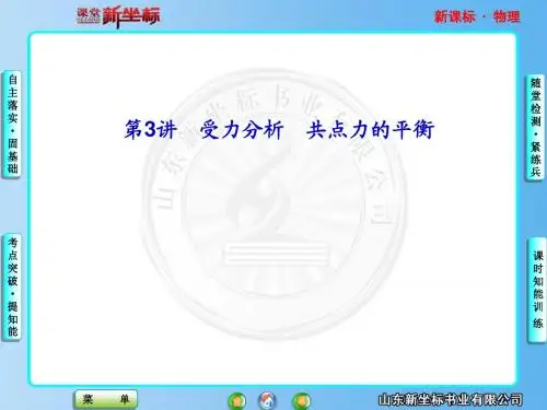 2013新课标高中物理总复习第2章---第3讲
