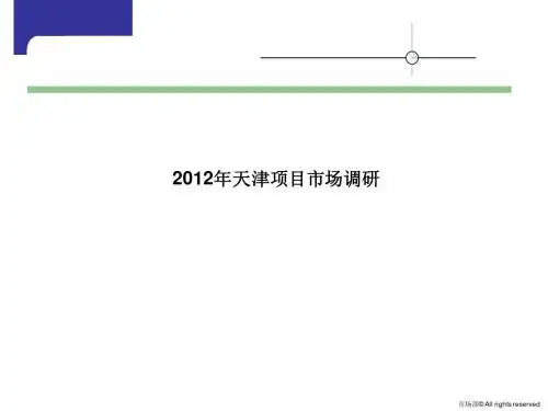 2012年天津项目市场调研
